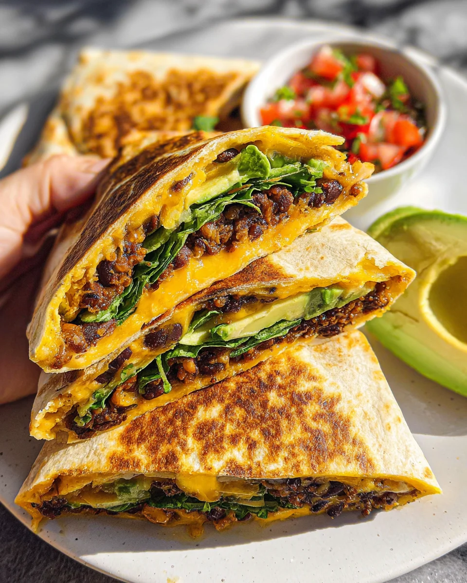 Black Bean Crunch Wrap 32 Black
