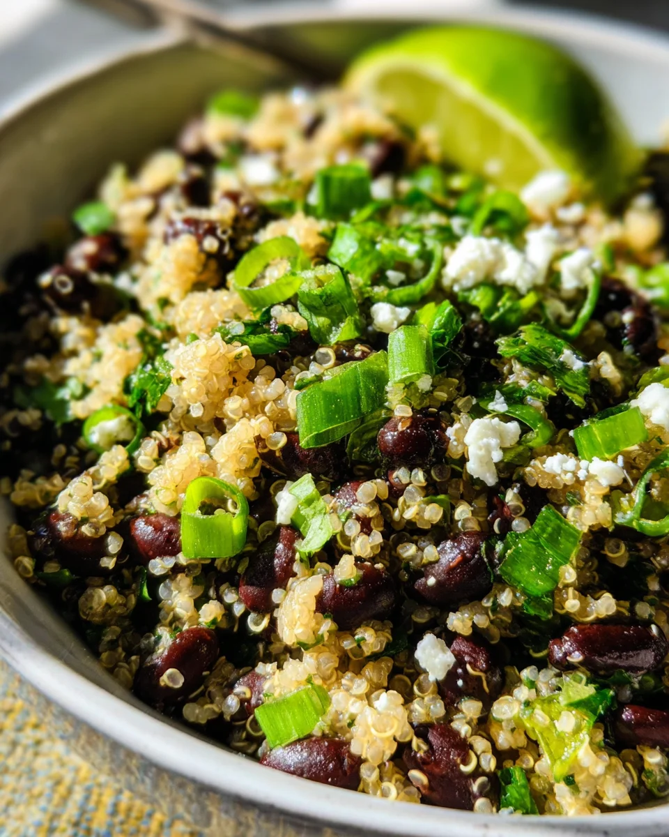 Black Bean Quinoa Salad Recipe