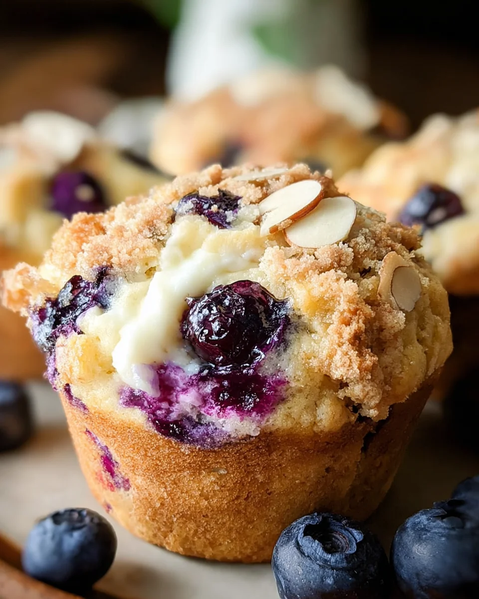 Blueberry Cream Cheese Muffins