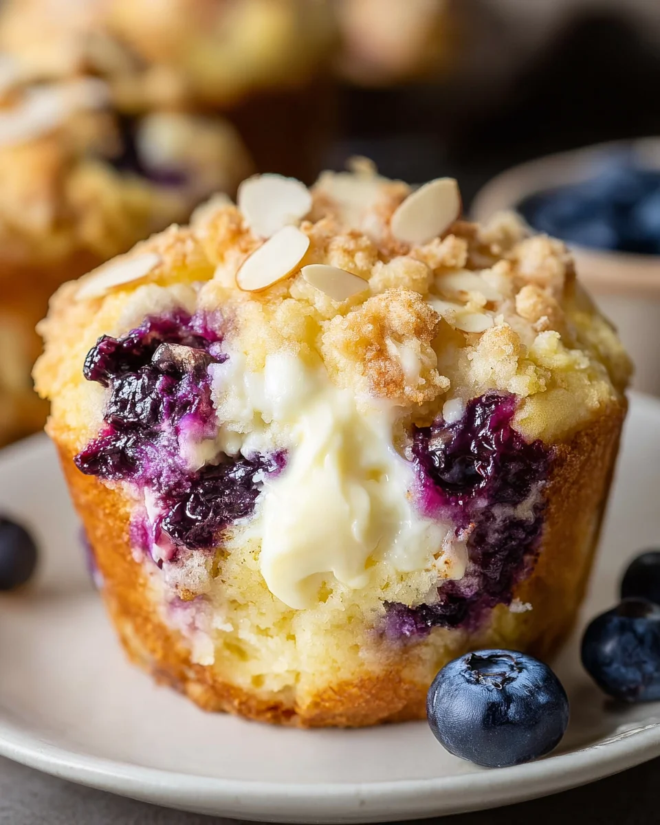 Blueberry Cream Cheese Muffins 19 Blueberry