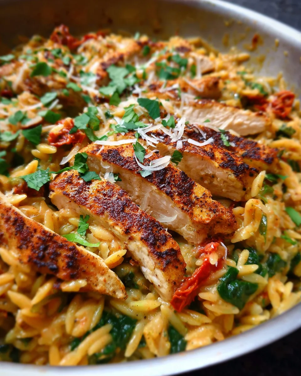 Cajun Chicken Orzo