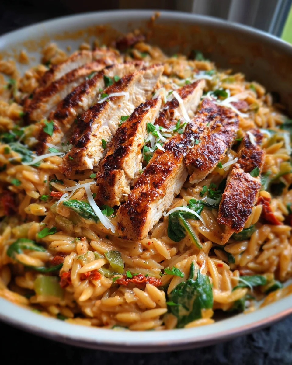 Cajun Chicken Orzo 18 Cajun