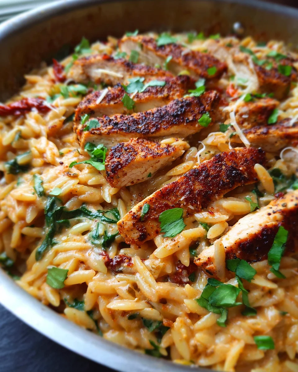 Cajun Chicken Orzo 19 Cajun