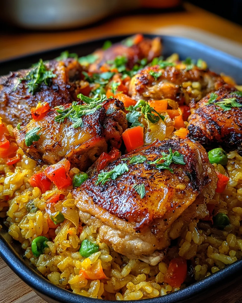 Caribbean Chicken and Rice