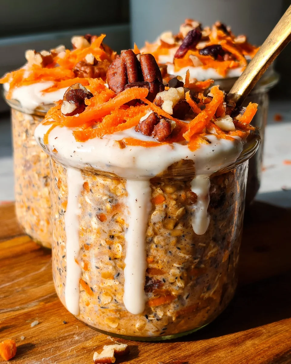 Carrot Cake Overnight Oats