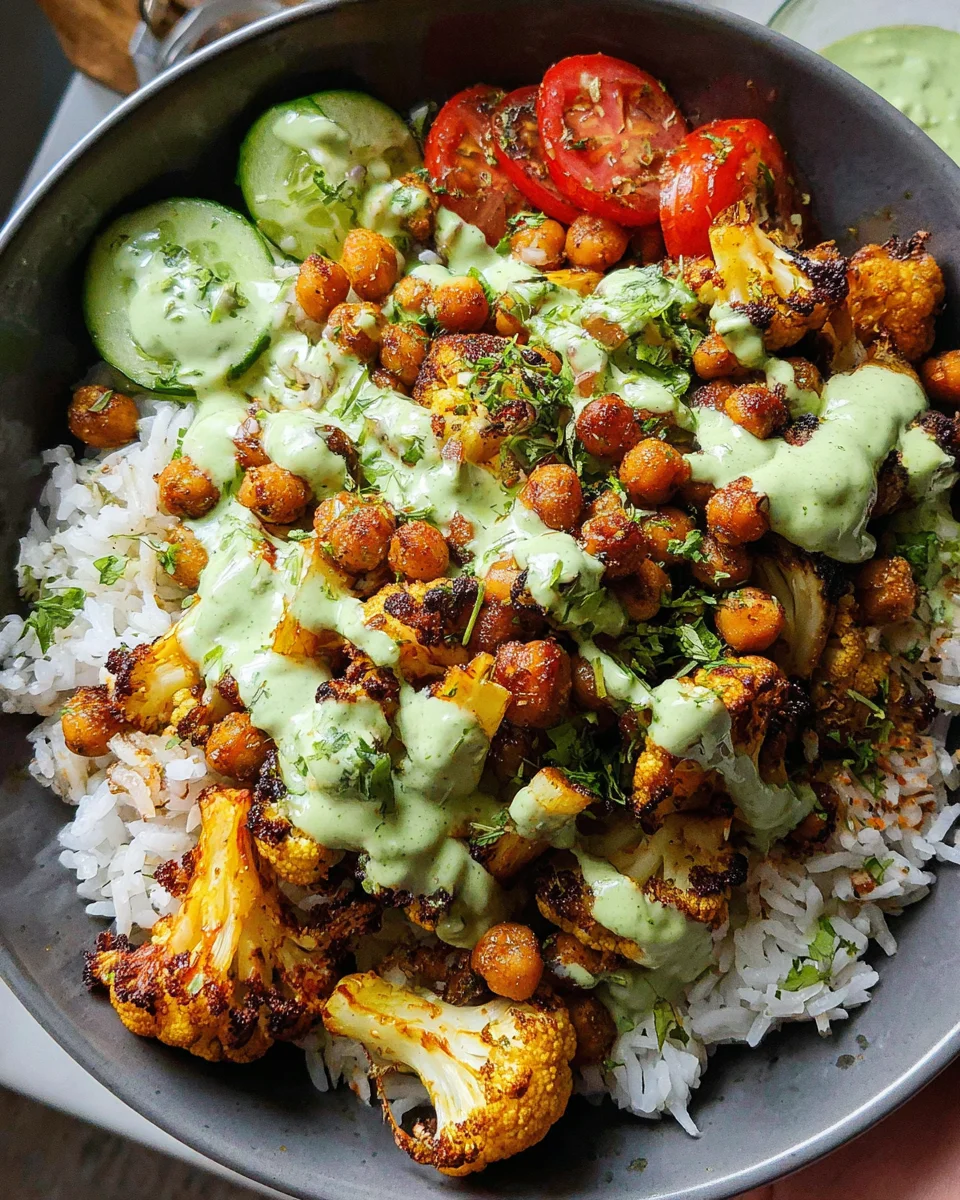Cauliflower Shawarma Bowls