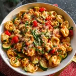 Cheese Tortellini with Summer Veggies