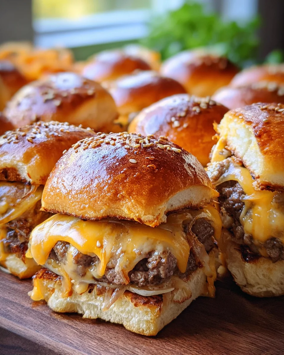 Cheeseburger Sliders 32 Cheeseburger