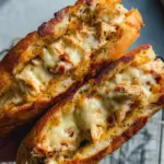 Cheesy Chicken Garlic Bread Sandwich