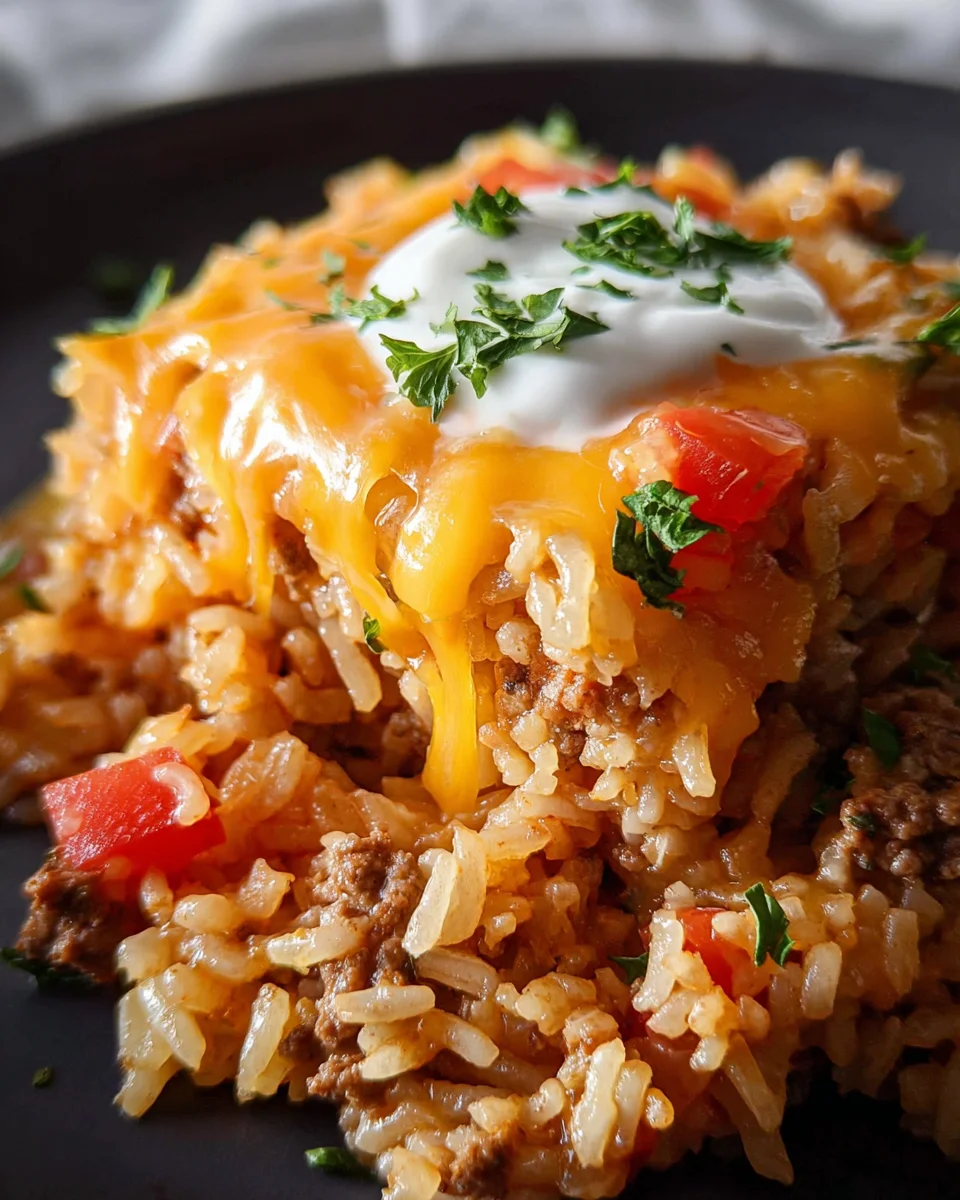 Cheesy Taco Rice Recipe 21 Cheesy