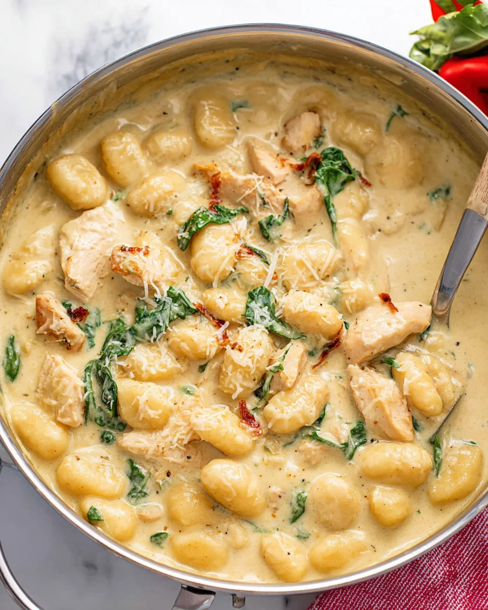 Chicken Alfredo Gnocchi 19 Chicken