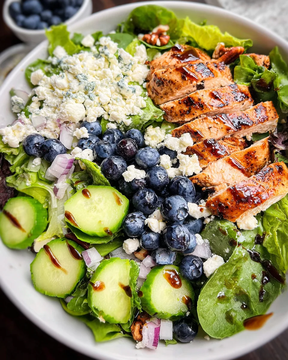 Chicken Blueberry Feta Salad