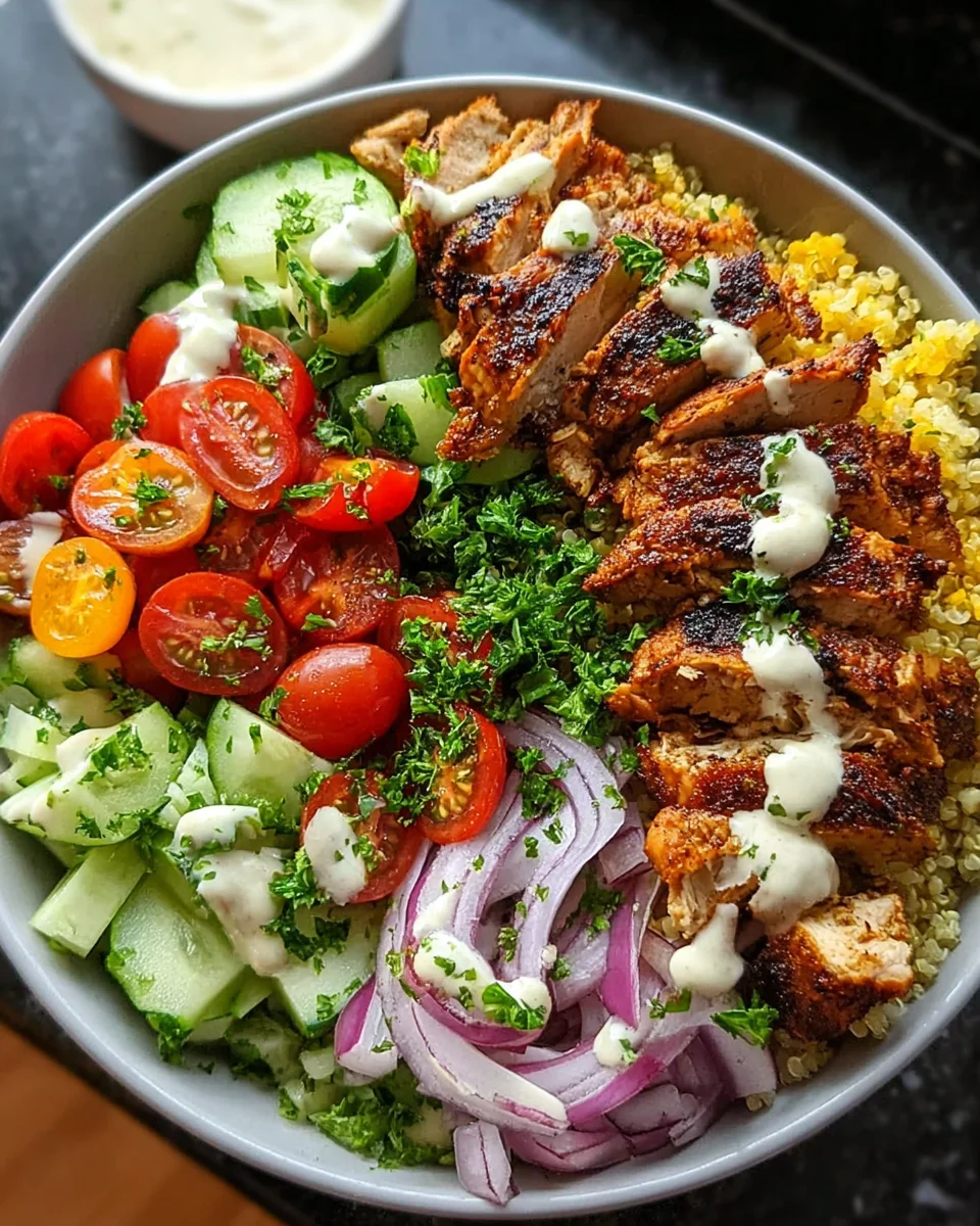 Chicken Shawarma Bowl Recipe
