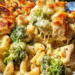 Chicken and Broccoli Alfredo Bake