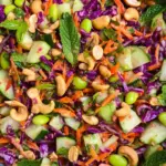 Chopped Asian Salad (Miso Dressing)