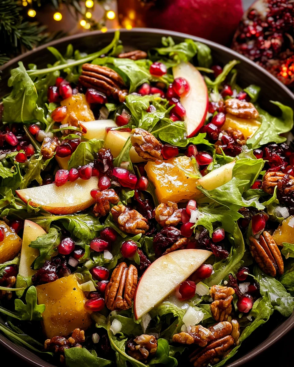 Christmas Salad with Honey Mustard Dressing 20 Christmas