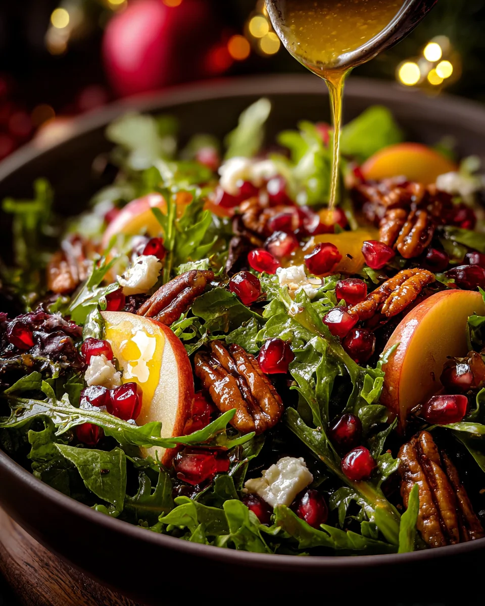 Christmas Salad with Honey Mustard Dressing 21 Christmas