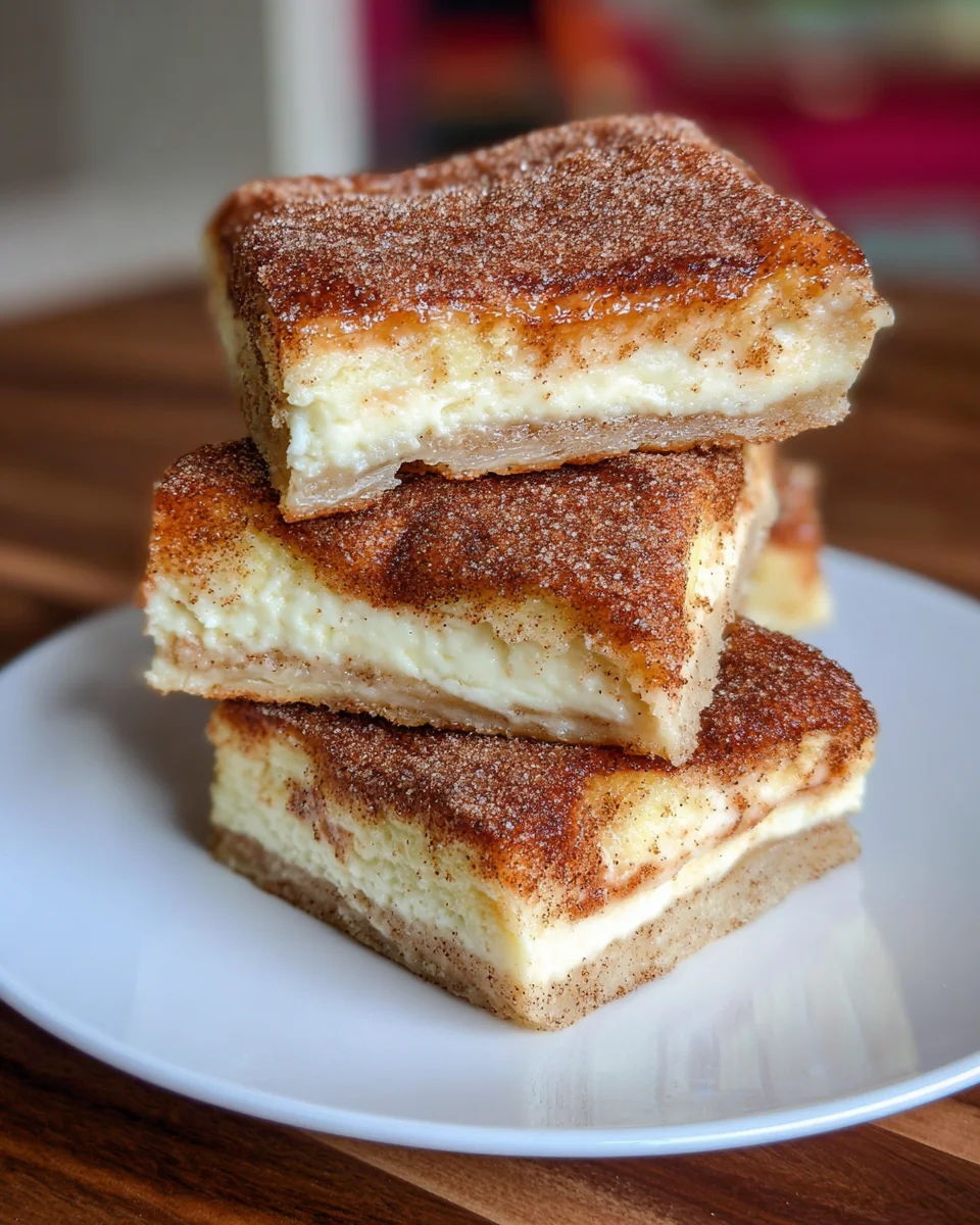 Churro Cheesecake Bars
