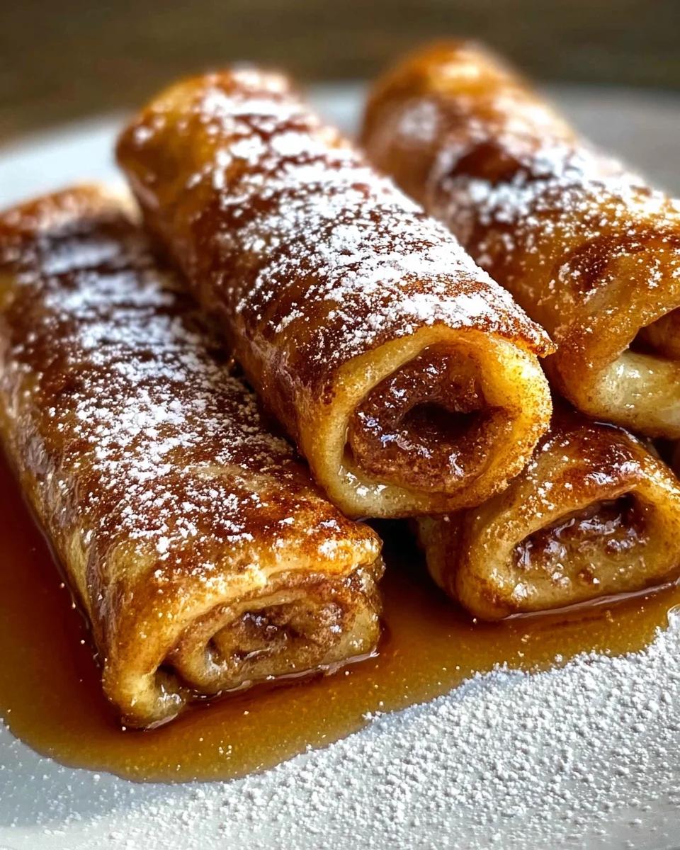 Cinnamon Roll French Toast Roll-Ups