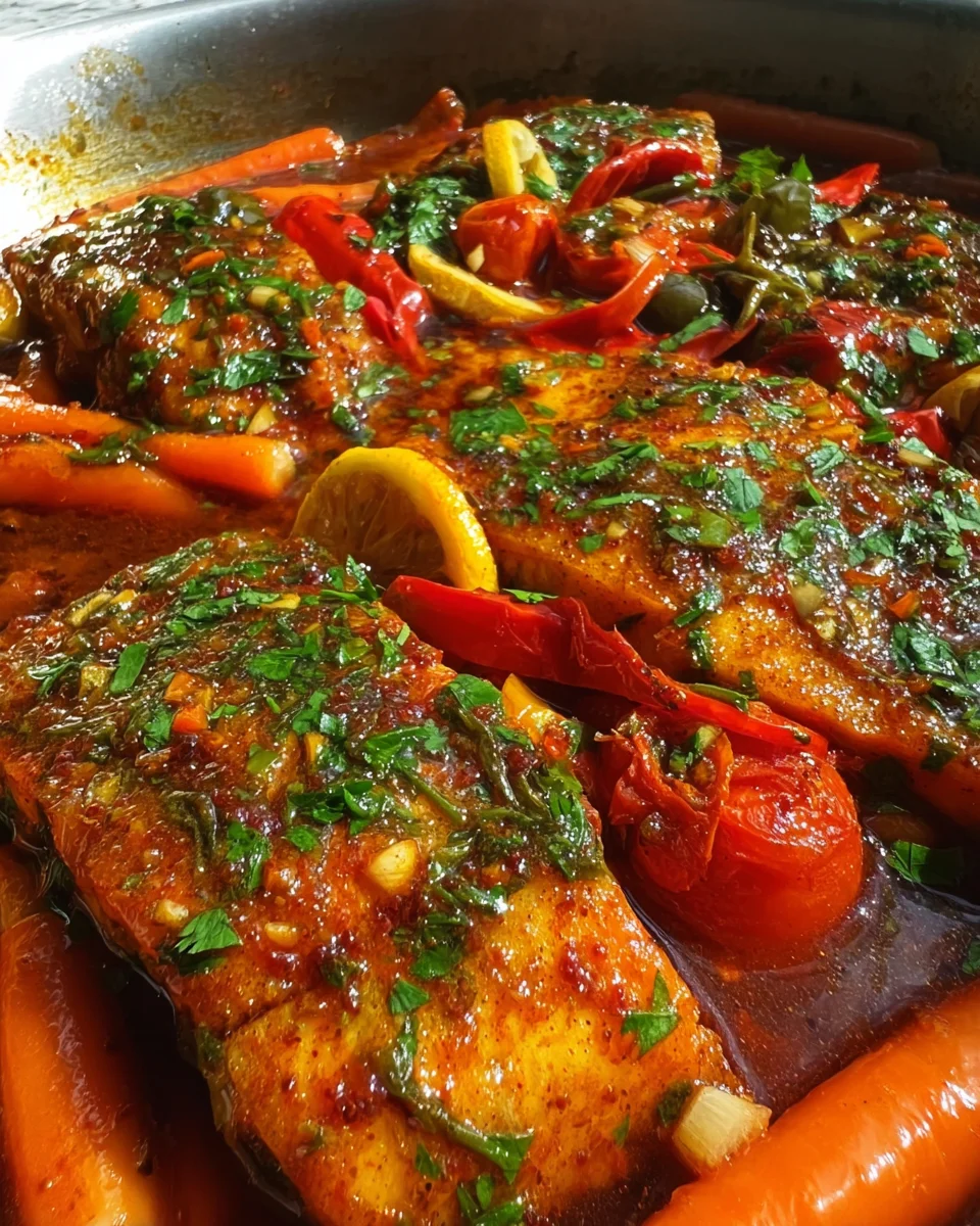 Classic Spicy Moroccan Fish in Rich Sauce 20 Classic