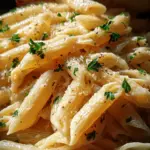 Creamy Garlic Penne Pasta