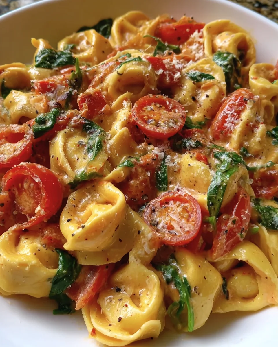 Creamy Tortellini with Tomatoes 18 Creamy