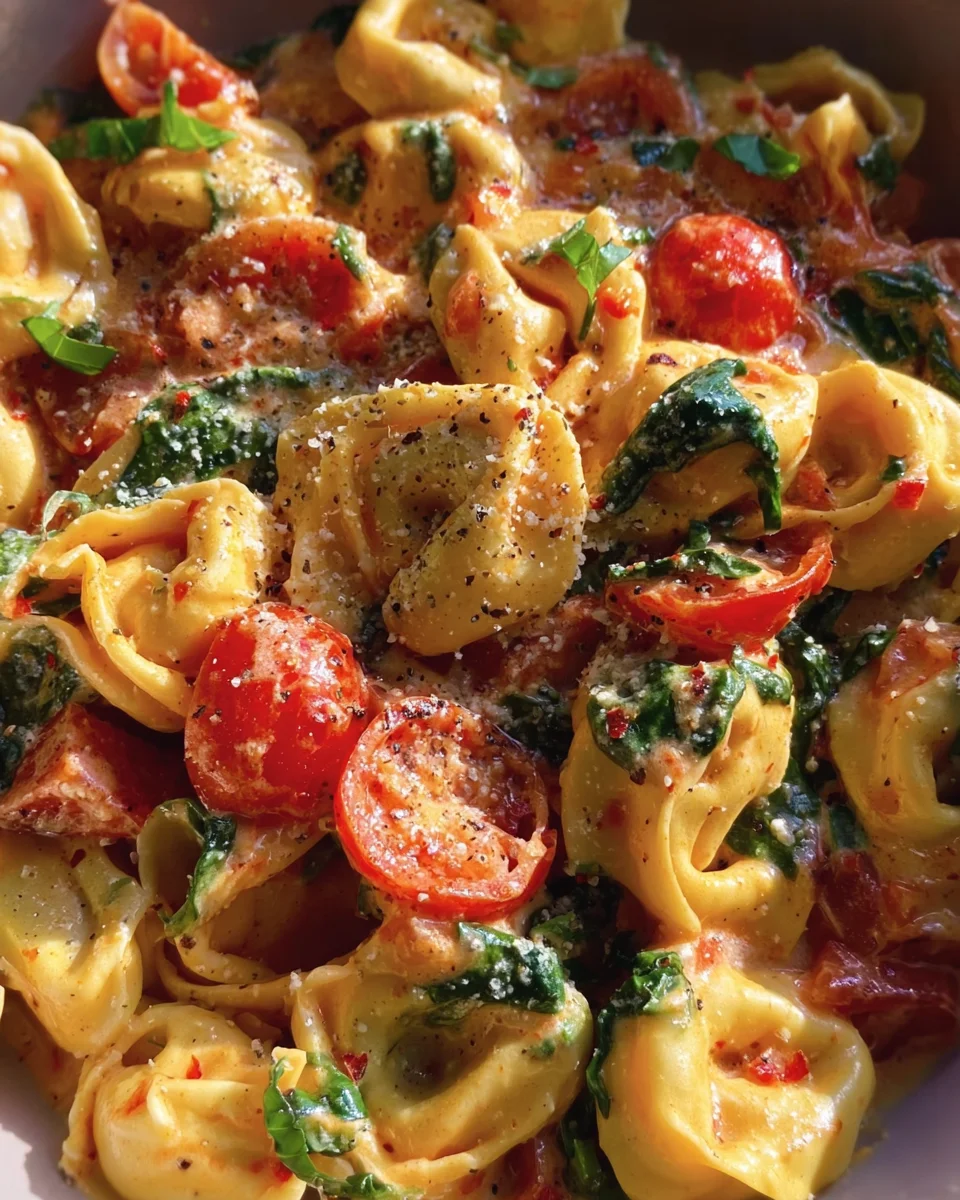 Creamy Tortellini with Tomatoes 19 Creamy