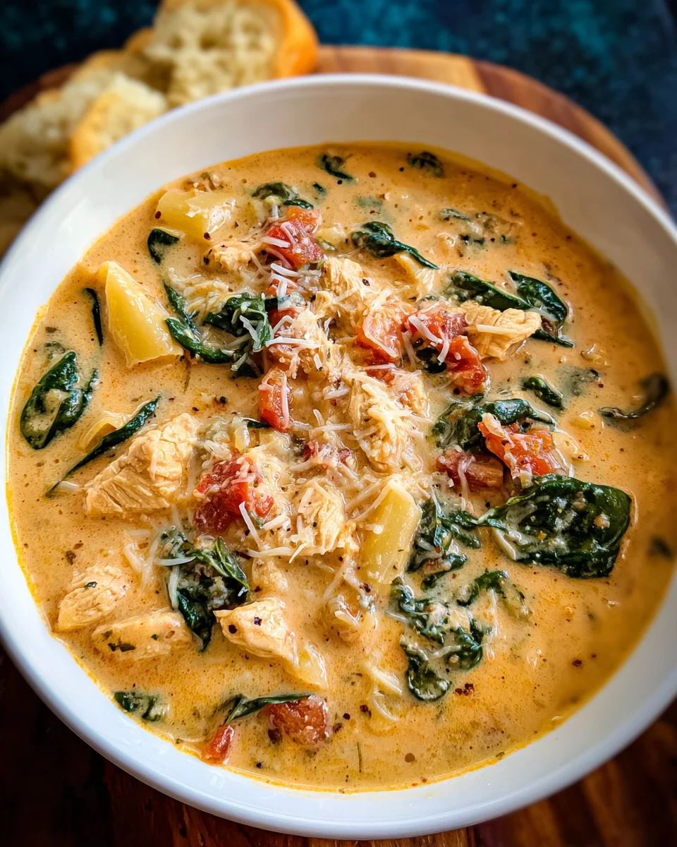 Creamy Tuscan Chicken Soup