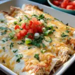 Creamy White Chicken Enchiladas