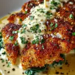 Crispy Parmesan Chicken with a Rich Garlic Sauce 18 Crispy Parmesan Chicken with a Rich Garlic Sauce