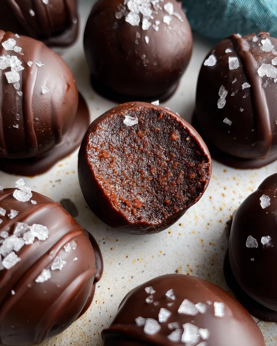 Dark Chocolate Protein Balls (No Bake, Low Carb)