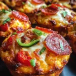 Deep Dish Pizza Cupcakes