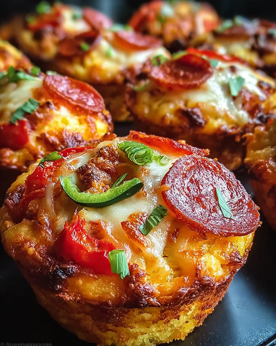 Deep Dish Pizza Cupcakes