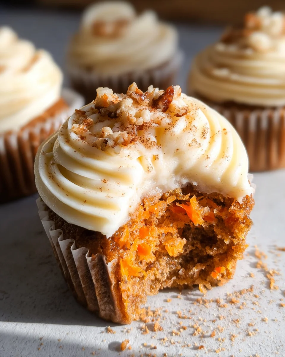 Easy Carrot Cake Cupcakes