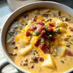 Easy Cheeseburger Soup