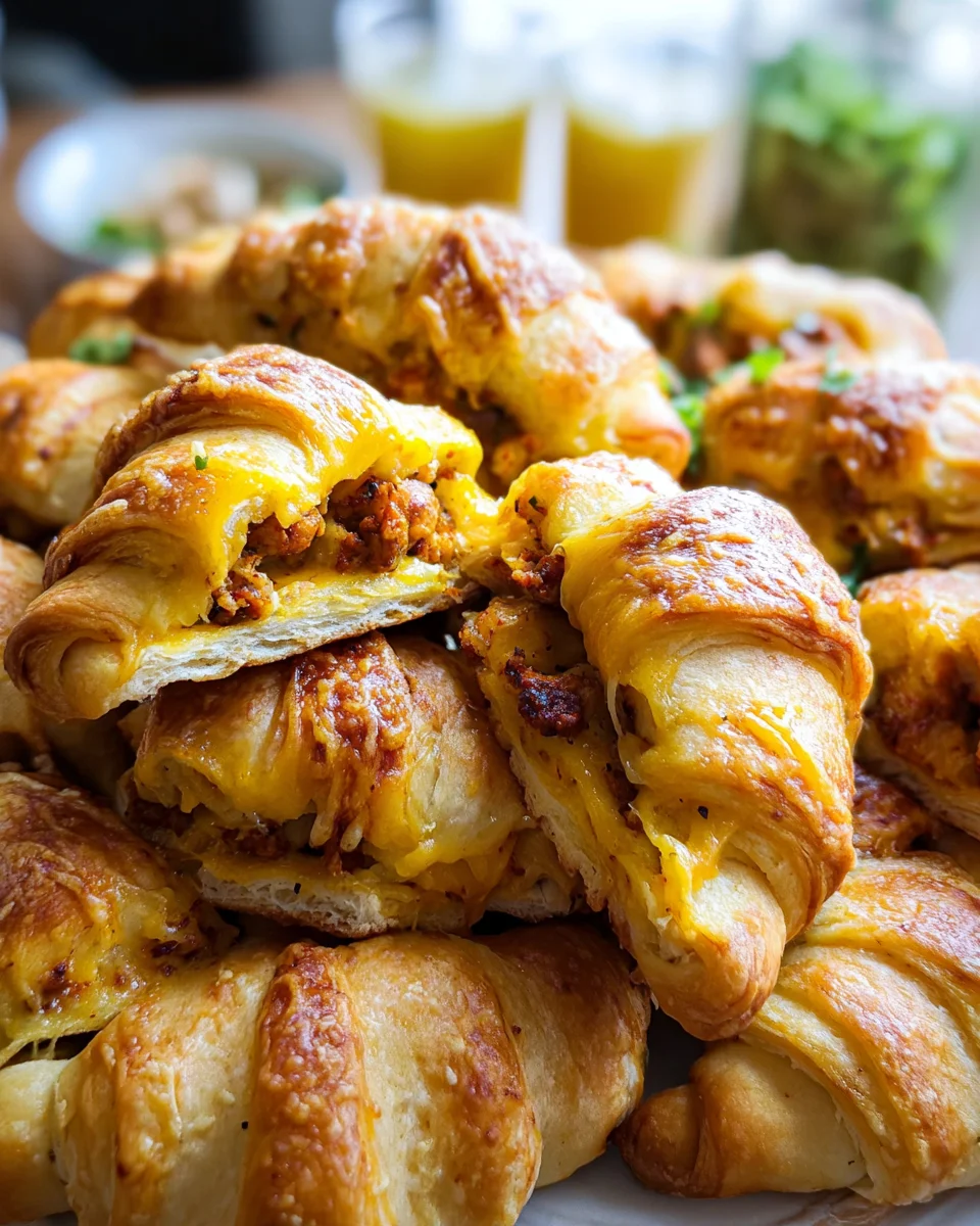 Easy Cheesy Chicken-Filled Crescents