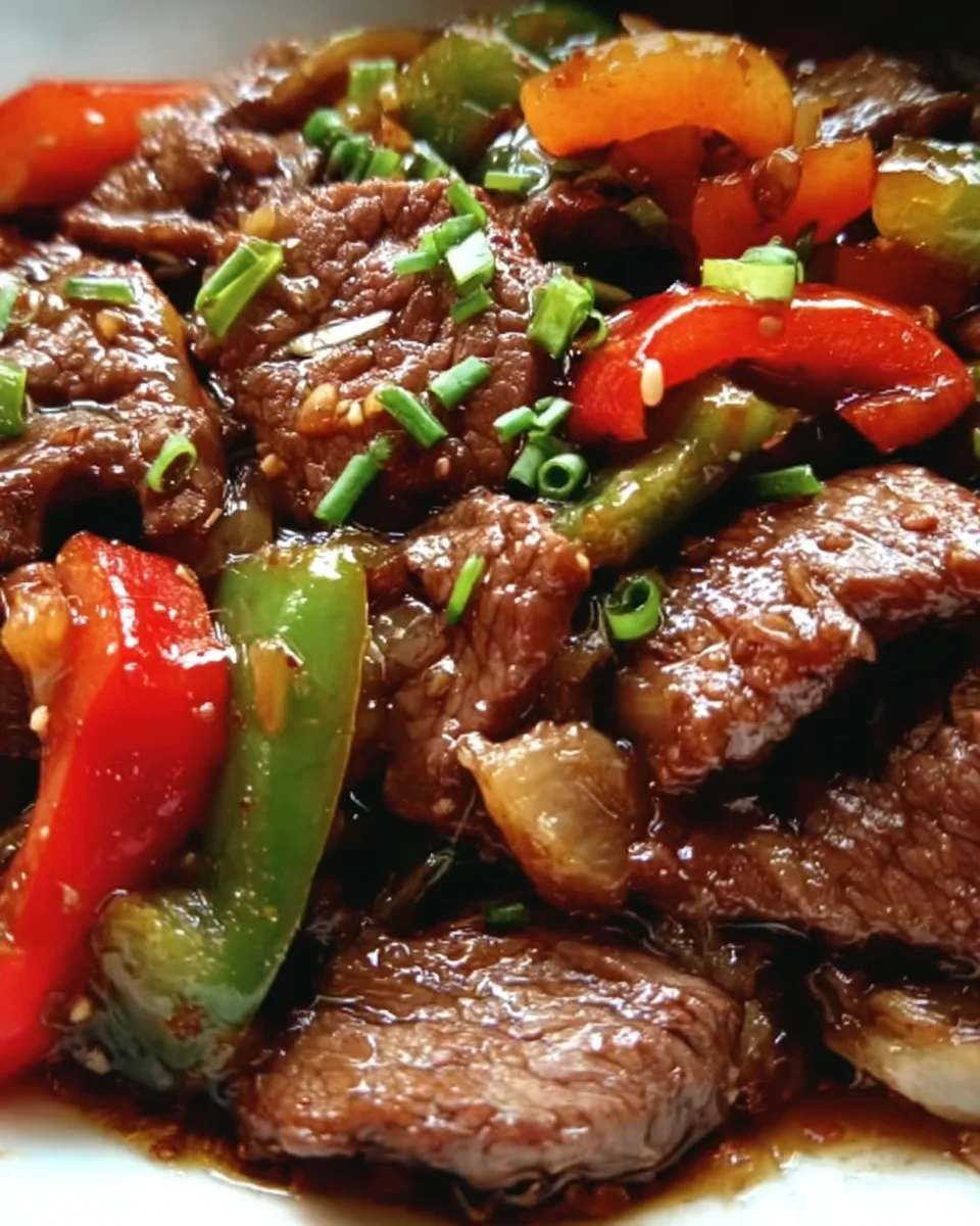 Easy Chinese Pepper Steak Recipe