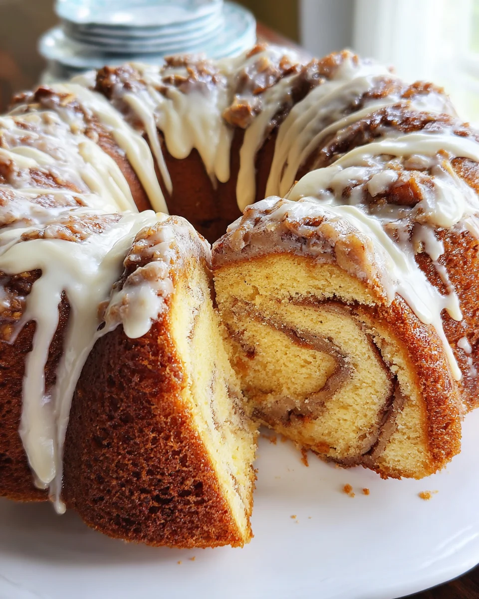 Easy Cinnamon Roll Bundt Cake