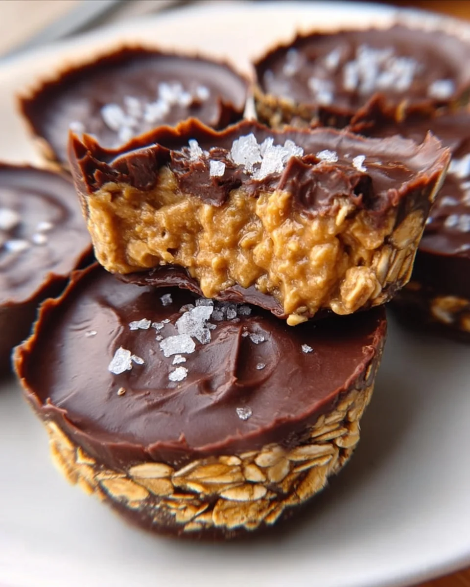 Easy No Bake Peanut Butter Oat Cups 18 Easy