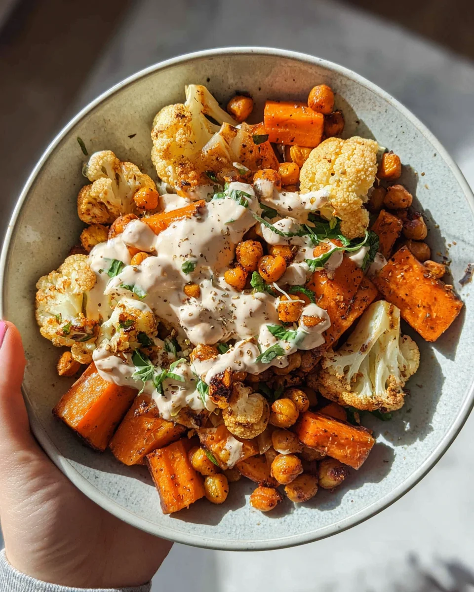 Easy Nourish Bowl Recipe with Tahini Yogurt Dressing 39 Easy