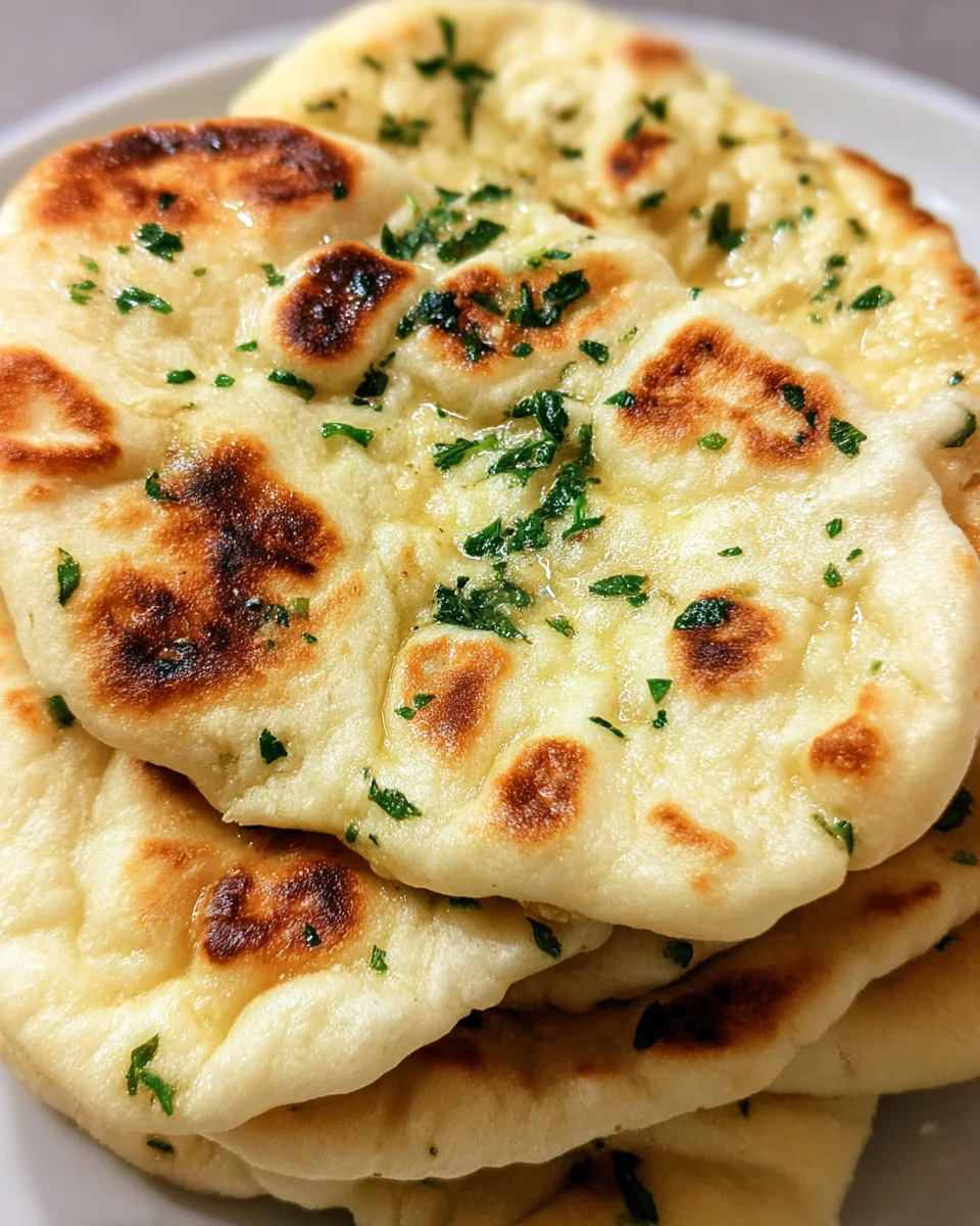Easy Vegan Naan