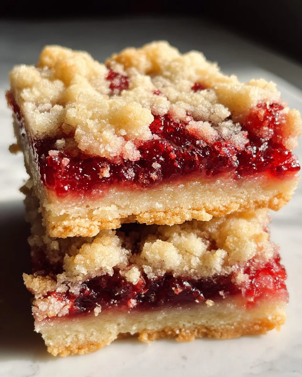Fabulous Five Ingredient Raspberry Bars