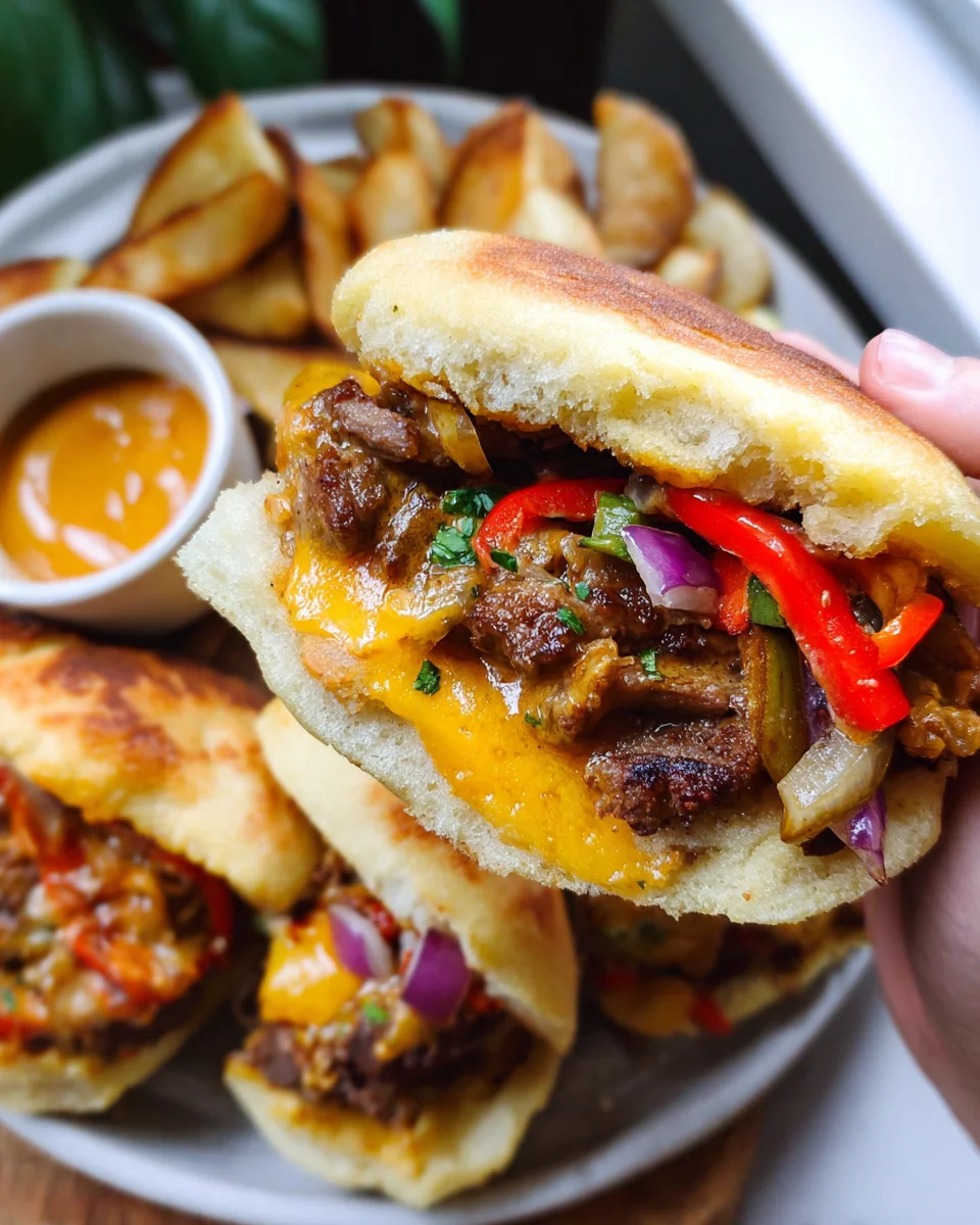 Fluffy Pan Bread With Beef