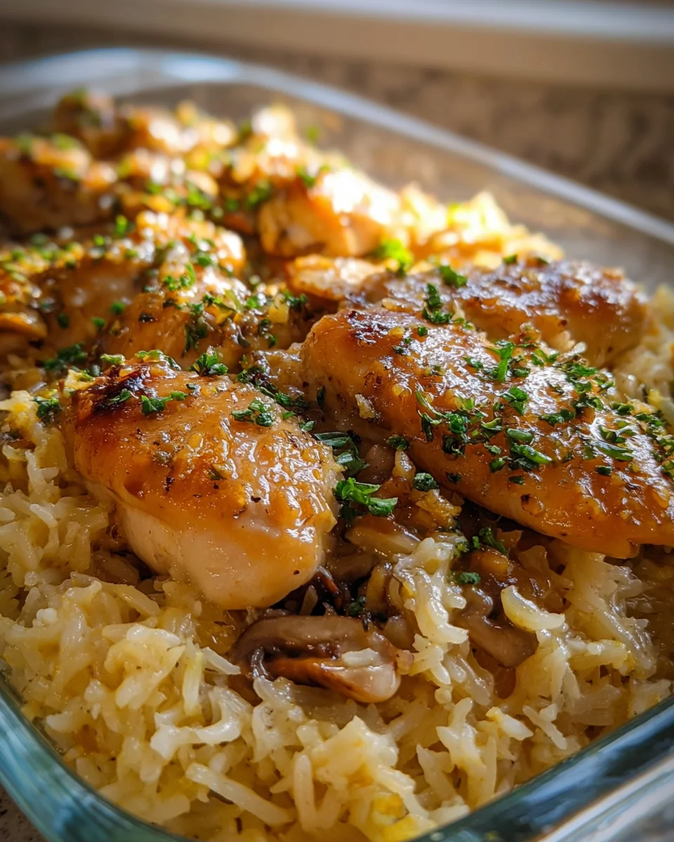 Forgotten Chicken and Rice