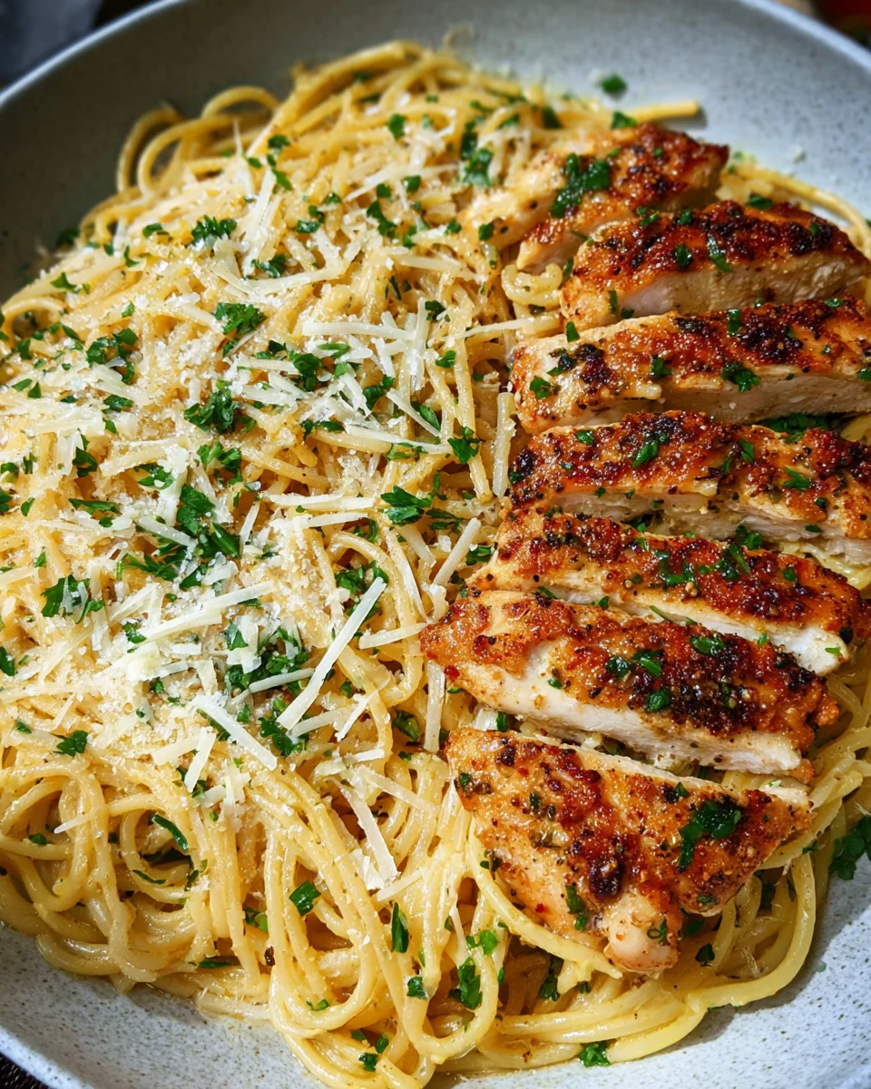 Garlic Butter Chicken Pasta 19 Garlic