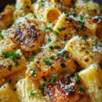 Garlic Butter Chicken with Rigatoni and Parmesan 25 Garlic Butter Chicken with Rigatoni and Parmesan