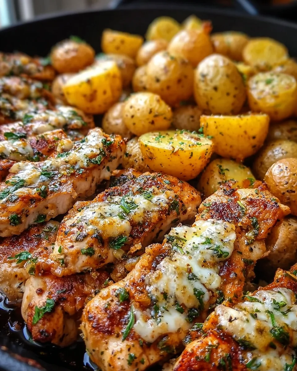 Garlic Parmesan Chicken and Potatoes (One-Pan Dinner) 21 Garlic