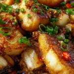 Ginger Onion Fried Sea Bass