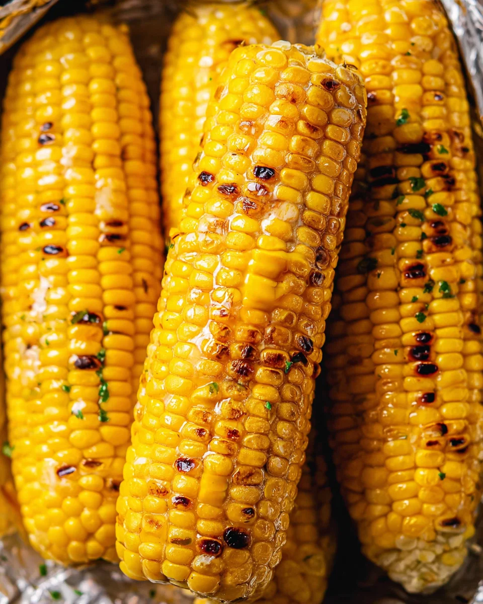 Grilled Corn on the Cob in Foil