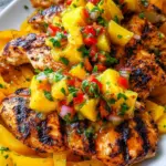 Grilled Mango Pineapple Chicken